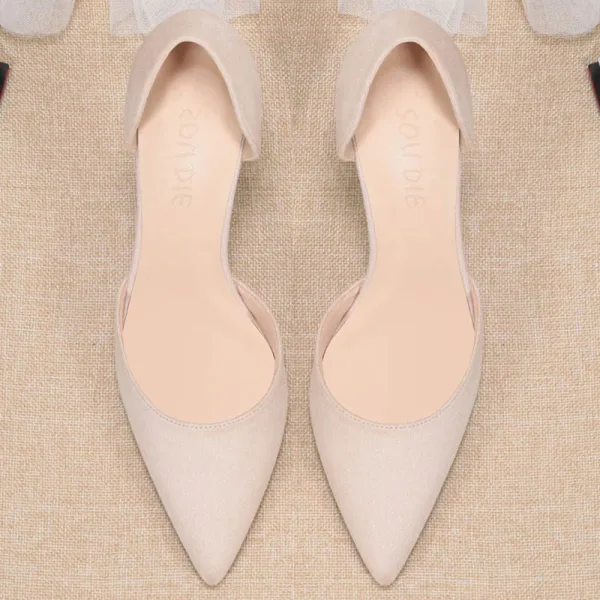 Elegant Black Suede Evening Party Womens Shoes 2020 10 cm Stiletto Heels Pointed Toe High Heels
