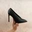 Vintage / Originale Simple Noire Désinvolte Escarpins 2020 10 cm Talons Aiguilles À Bout Pointu Escarpins