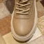 Fashion Chic / Beautiful Winter Tan Street Wear Leather Womens Boots 2020 Ankle Round Toe Boots