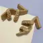 Enkla Aprikos / Beige Casual Sandaler Dam 2021 10 cm Stilettklackar Peep Toe Sandaler Högklackade