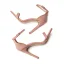 Sexy Argenté Cocktail Soirée Sandales Femme 2021 Bride Cheville 11 cm Talons Aiguilles Peep Toes / Bout Ouvert Sandales Talons Hauts