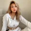 Fashion Fall Winter Street Wear White Solid Color Hooded Sweatshirts 2021 V-Neck Long Sleeve Loose Women Tops