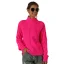 Fall Winter Street Wear Brown Knitting Sweaters 2021 Cotton High Neck Long Sleeve Loose Women Tops