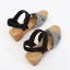 Fashion Champagne Street Wear Braid Womens Sandals 2021 5 cm Wedges Open / Peep Toe Sandals