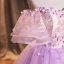 Flower Fairy Lavender Prom Dresses 2021 Ball Gown Off-The-Shoulder Sequins Lace Flower Appliques Backless Bell sleeves Floor-Length / Long Formal Dresses