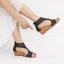 Fashion Gold Casual Rhinestone Womens Sandals 2021 5 cm Wedges Open / Peep Toe Sandals