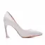 Chic / Beautiful White Prom Pumps 2021 9 cm Crystal Stiletto Heels Pointed Toe Pumps High Heels