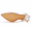 Chic / Beautiful White Pearl Wedding Shoes 2021 7 cm Stiletto Heels Pointed Toe Wedding High Heels