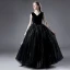 Charming Black Sequins Birthday Flower Girl Dresses Party Dresses 2021 Ball Gown V-Neck Sleeveless Floor-Length / Long Flower Girl Dresses