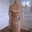 Luxury / Gorgeous Gold Handmade  Beading Rhinestone Evening Dresses 2021 Trumpet / Mermaid V-Neck Sleeveless Backless Floor-Length / Long Evening Party Formal Dresses