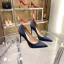 Chic / Beautiful Black Office Leather Satin Pumps 2022 12 cm Stiletto Heels Pointed Toe Pumps High Heels