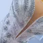 Luxury / Gorgeous High-end White Cascading Ruffles Beading Pearl Rhinestone Sequins Wedding Dresses 2022 Trumpet / Mermaid Spaghetti Straps Sleeveless Backless Court Train