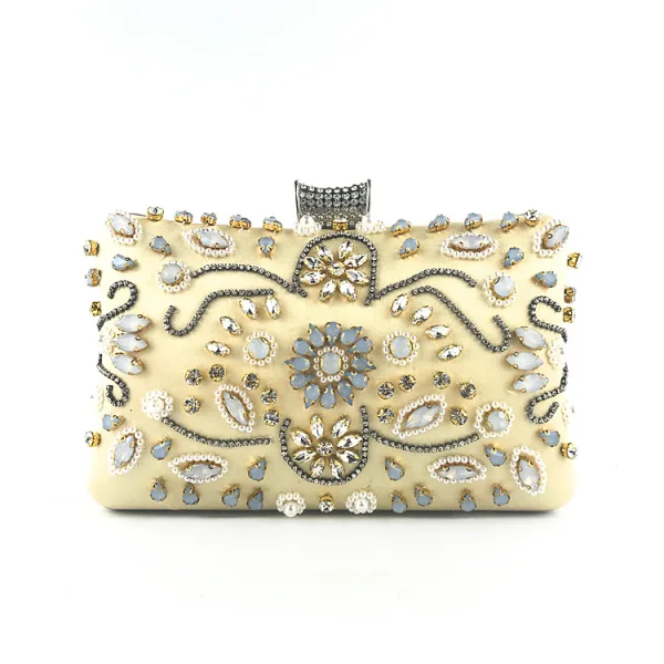 Fashion Black Pearl Rhinestone Evening Party Women's Bags 2022