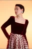 Elegant Suede Velour Black Heart-shaped Burgundy Winter Prom Dresses 2022 A-Line / Princess Square Neckline Long Sleeve Backless Floor-Length / Long Formal Dresses