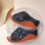 Confortable Noire Plage Désinvolte Été Fleur Sandales Femme 2021 6 cm Compensées Peep Toes / Bout Ouvert Sandales