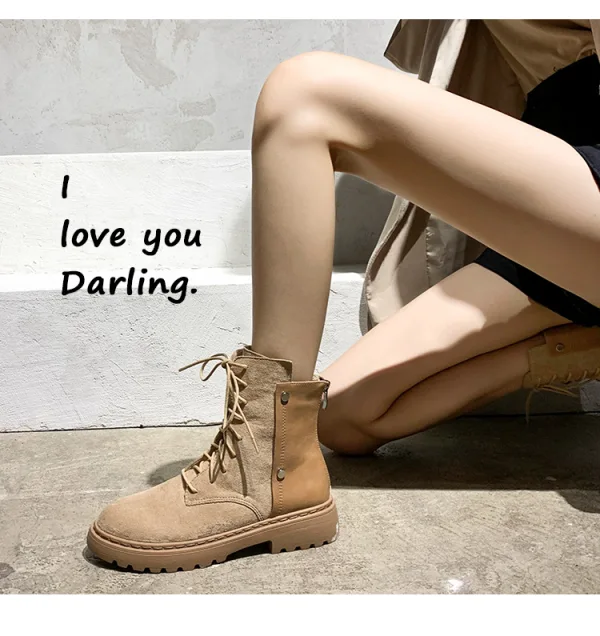 Chic / Beautiful Black Street Wear Winter Womens Boots 2022 Waterproof Round Toe Flat Womens Boots