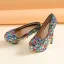 Amazing / Unique Colored Multi-Colors Rhinestone Rave Club Pumps 2020 14 cm Stiletto Heels Round Toe Pumps