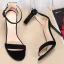Schlicht Rot Abend Wildleder Sandalen Damen 2020 Knöchelriemen 10 cm Stilettos Peeptoes Sandaletten