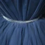 Fashion Ocean Blue Prom Dresses 2021 A-Line / Princess Strapless Rhinestone Sash Sleeveless Backless Floor-Length / Long Formal Dresses