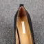 Modest / Simple Black Office OL Leather Pumps 2021 7 cm Stiletto Heels Pointed Toe Pumps