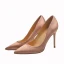 Elegant Champagne Gold Prom Satin Pumps 2021 10 cm Stiletto Heels Pointed Toe High Heels Pumps