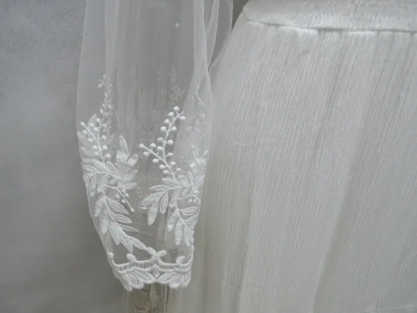 Böhmen Weiß Sommer Maxikleider A Linie 2018 Spitze Off Shoulder Lange Ärmel Wadenlang Damenbekleidung