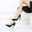 Chic / Belle Vert Foncé Promo Daim Escarpins 2021 10 cm À Bout Pointu Talons Hauts Talons Aiguilles Escarpins