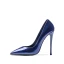 Chic / Beautiful Ocean Blue Office OL Patent Leather Pumps 2021 11 cm Stiletto Heels High Heels Pointed Toe Pumps