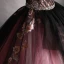Elegant Black Red Prom Dresses 2021 Ball Gown Spaghetti Straps Beading Pearl Sequins Lace Flower Sleeveless Backless Floor-Length / Long Formal Dresses