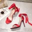 Sexy Champagne Promo Satin Sandales Femme 2021 Bride Cheville Noeud 10 cm Talons Aiguilles Peep Toes / Bout Ouvert Talons Hauts