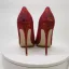 Chic / Beautiful Burgundy Prom Pumps 2021 12 cm Stiletto Heels High Heels Pointed Toe Pumps