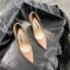 Charming Silver Evening Party Sequins Pumps 2021 Leather 8 cm Rhinestone Stiletto Heels High Heels Pointed Toe Pumps