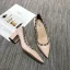 Charming Black Evening Party Rivet Pumps 2021 Leather Patent Leather 6 cm Stiletto Heels Pointed Toe High Heels