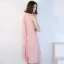 Simple Rougissant Rose Robe De Soirée 2018 Col Haut Sans Manches Thé Longueur Robe De Ceremonie