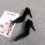 Elegant Pageant Suede Dark Green Pumps 2021 Leather High Heels 8 cm Stiletto Heels Pointed Toe Pumps