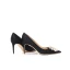 Elegant Green Prom Satin Pearl Rhinestone Pumps 2021 10 cm Stiletto Heels Pointed Toe High Heels