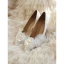 Elegant White Pearl Flower Wedding Shoes 2021 Leather 7 cm Stiletto Heels High Heels Pointed Toe Wedding Pumps