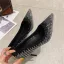 Sparkly Gold Rhinestone Evening Party Pumps 2021 7 cm Stiletto Heels High Heels Pointed Toe Pumps