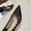 Fashion Rivet Black See-through Evening Party Pumps 2021 7 cm Stiletto Heels Pointed Toe High Heels Pumps