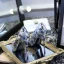 Ethnic White Printing Floral Outdoor / Garden Pumps 2021 Leather 10 cm Stiletto Heels High Heels Pointed Toe Pumps