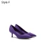 Schlicht Lindgrün Freizeit Wildleder Pumps 2021 5 cm Stilettos Spitzschuh Pumps Hochhackige