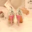 Scintillantes Argenté Faux Diamant Chaussure De Mariée 2021 14 cm Talons Aiguilles Peep Toes / Bout Ouvert Mariage Talons Hauts