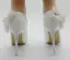 Chic / Belle Blanche Rendez-vous Escarpins 2018 Appliques 9 cm Talons Aiguilles À Bout Pointu Escarpins