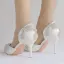 Schöne Weiß Brautschuhe 2018 Strass 8 cm Stilettos Spitzschuh Hochzeit Hochhackige