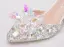 Amazing / Unique Silver Wedding Shoes 2018 Buckle Crystal Rhinestone 5 cm Stiletto Heels Pointed Toe Wedding High Heels