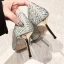 Chic / Beautiful Black Rhinestone Pumps 2021 7 cm Stiletto Heels Evening Party Pointed Toe Pumps High Heels