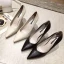 Simple Noire Bureau OL Escarpins Talons Hauts 2021 9 cm Talons Aiguilles À Bout Pointu Escarpins
