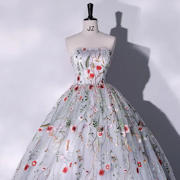 Cherry Blossom Prom Dress