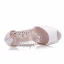 Schöne Weiß Brautschuhe 2018 Perle Strass Knöchelriemen 7 cm Stilettos Peeptoes Hochzeit Hochhackige