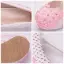 Lovely Blushing Pink Wedding Shoes 2018 Lace Flower Rhinestone 14 cm Stiletto Heels Round Toe Wedding Pumps
